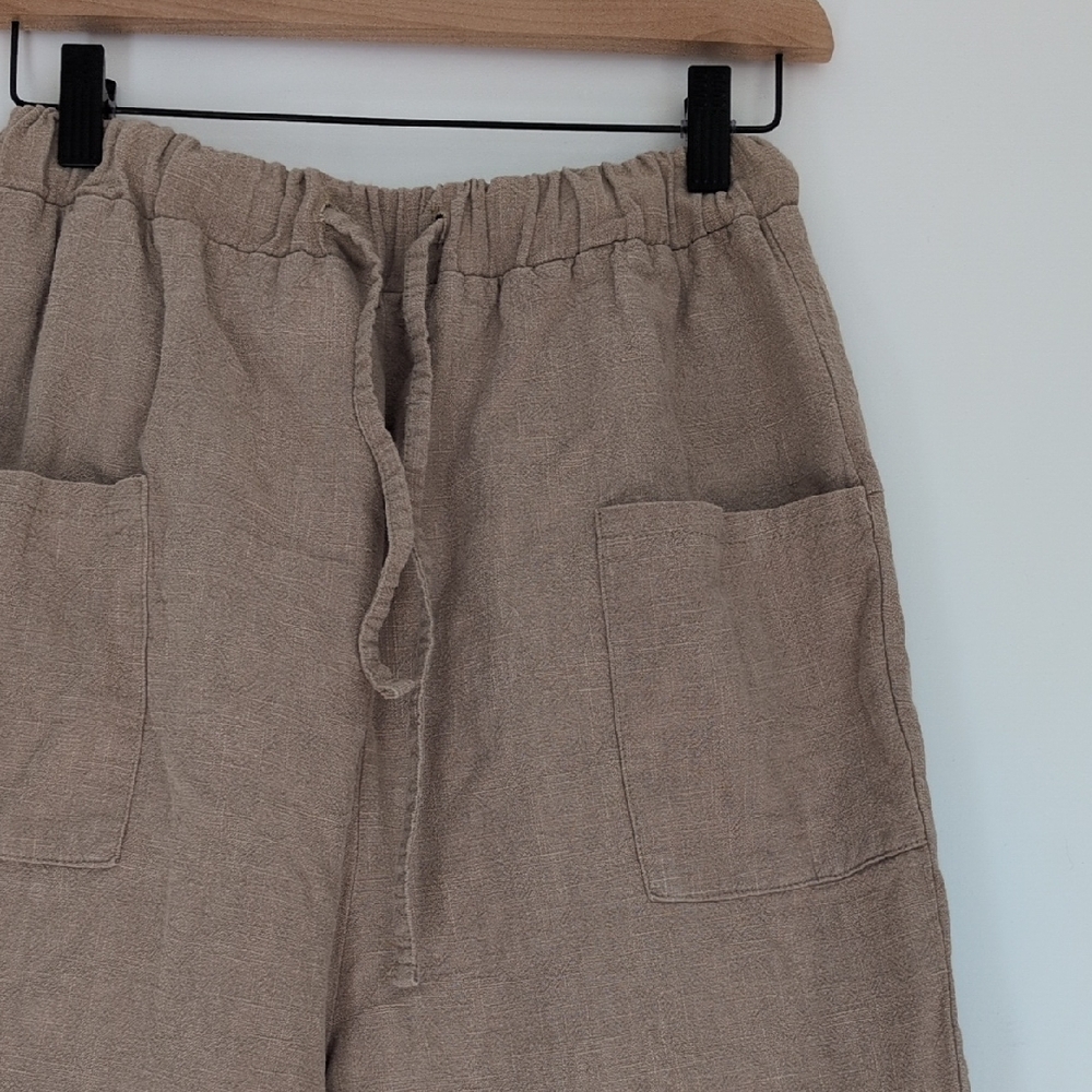 Drawstring Linen Pants - Picture 3 of 13